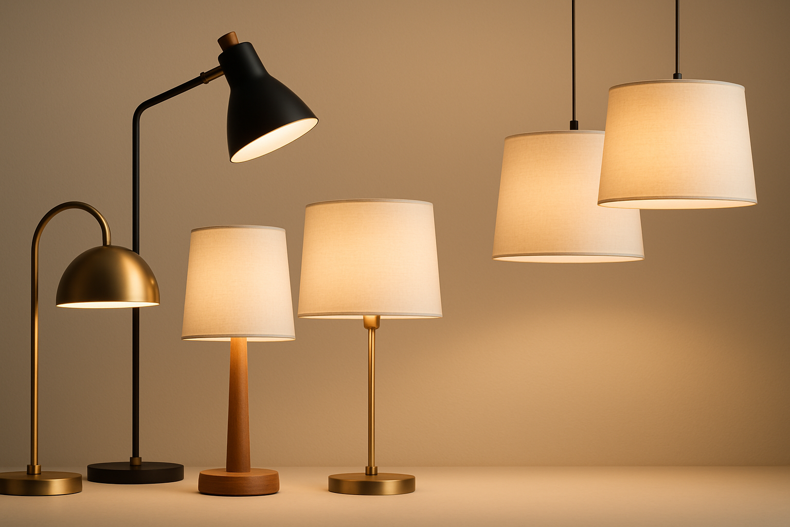 make a header image of lamps